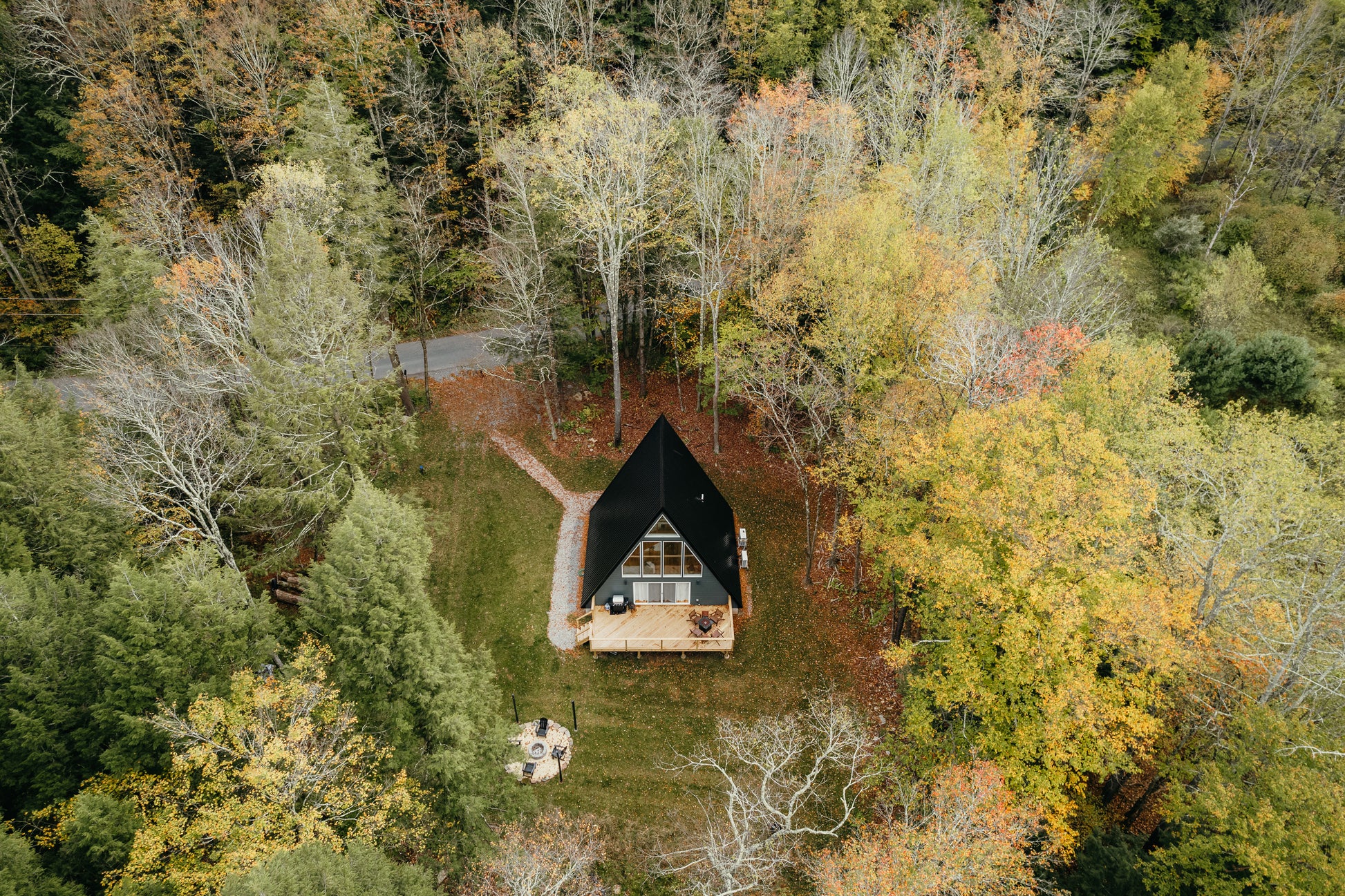 BirchRidge A-Frame:Catskills Retreat-Sauna-FirePit - Luxe Living STR Properties